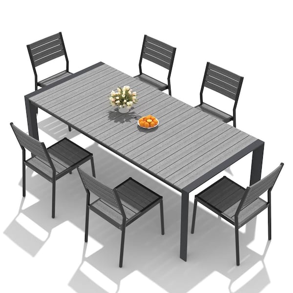 White 3-Piece Rust-Resistant Cast Aluminum Outdoor Bistro Set
