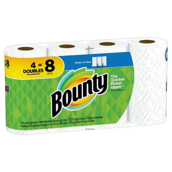 White, Bounty Paper Towels Select Qt ****NEW**** FREE SHIPPING HUGE Roll , 