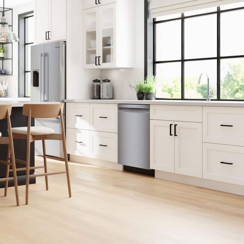 24" Stainless Steel Built-In Dishwasher with Front Control and 3rd Rack