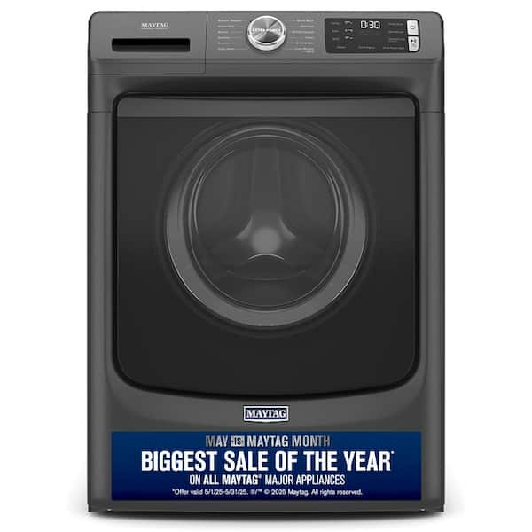 Maytag Front Load Washer (MHW6630MBK) - Volcano Black