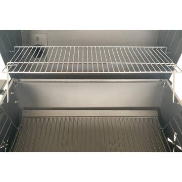 BARREL STYLE Charcoal Grill in BLACK WITH BUILT IN THERMOMETER