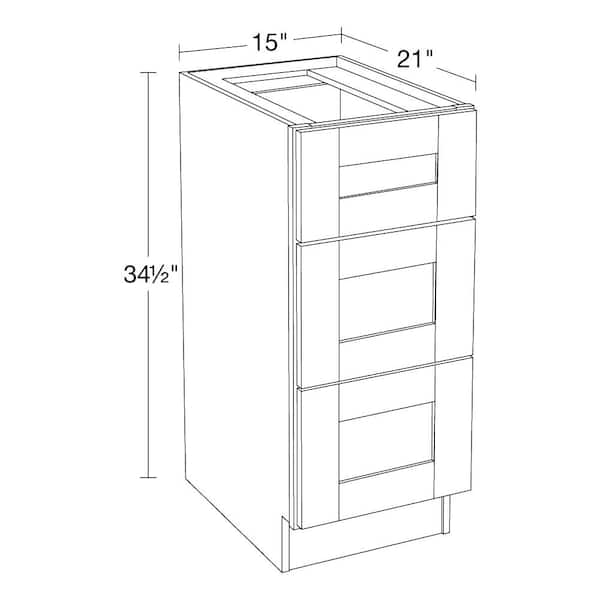 Contractor Express Cabinets Arlington Vessel Blue Plywood Shaker Assembled Blind Corner Kitchen Cabinet Sft CLS Left 36 in W x 24 in D x 34.5 in H