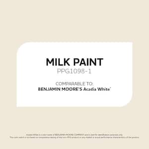 Milk Paint PPG1098-1 Paint - Comparable to BENJAMIN MOORE'S Acadia White