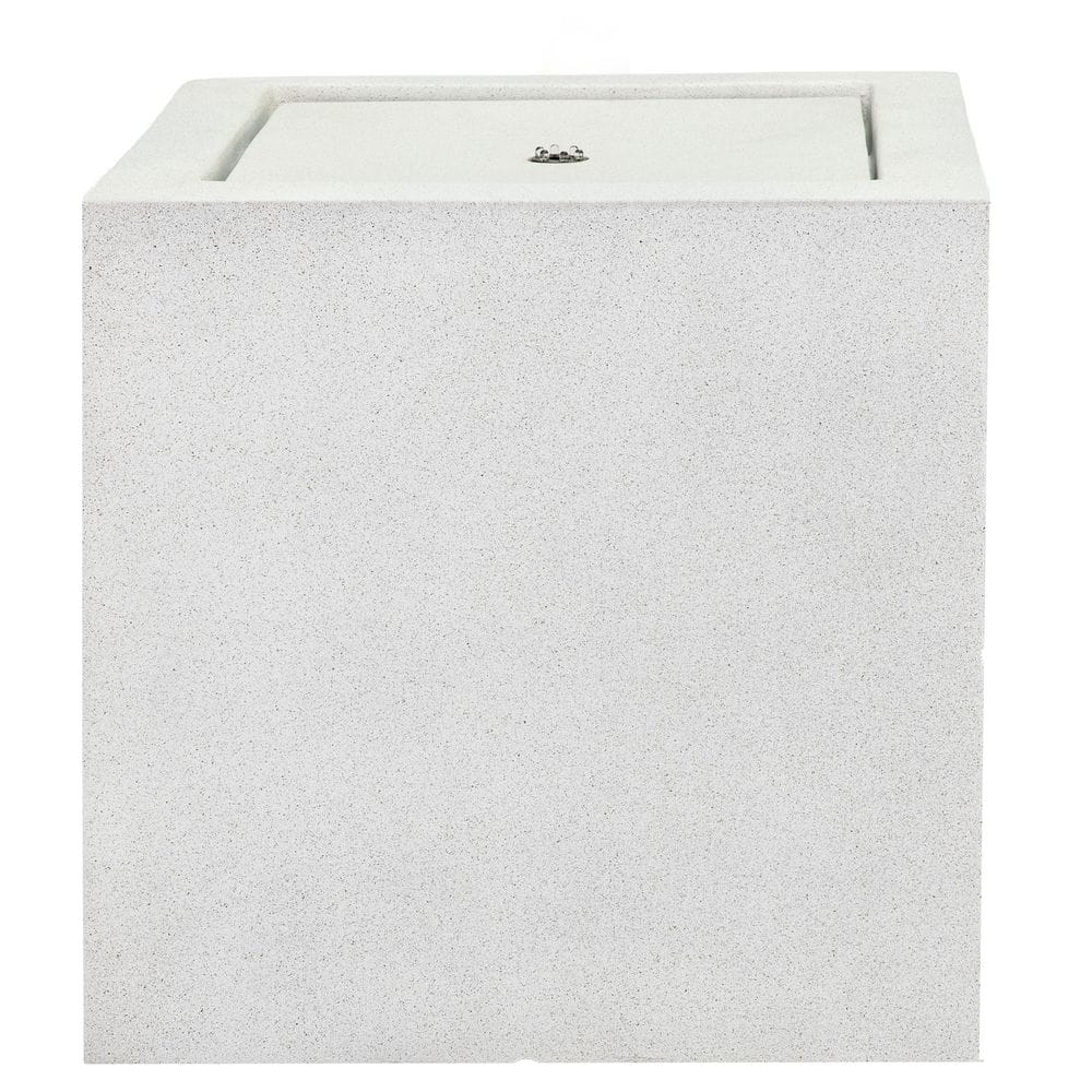 Square Polystone Outdoor Urn Bubble Fountain with LED Light - Fog price history on PriceWatchPro