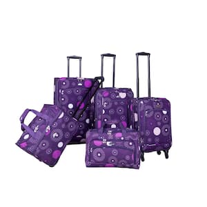 American Flyer Fireworks 5-Piece Spinner Luggage Set