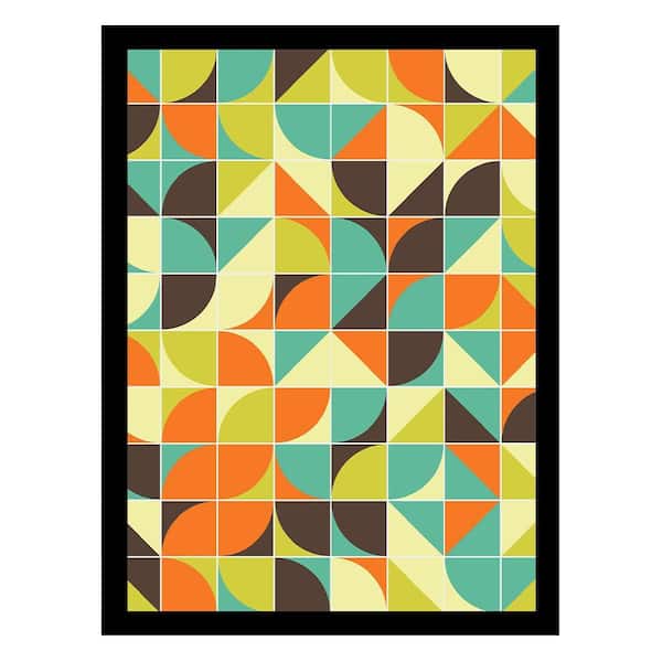 VENICE BEACH Collections BOLD GEOMETRICS Framed Print by Unknown 1 Piece Framed Graphic Print Abstract Poster Art Print 18 in. x 14 in.
