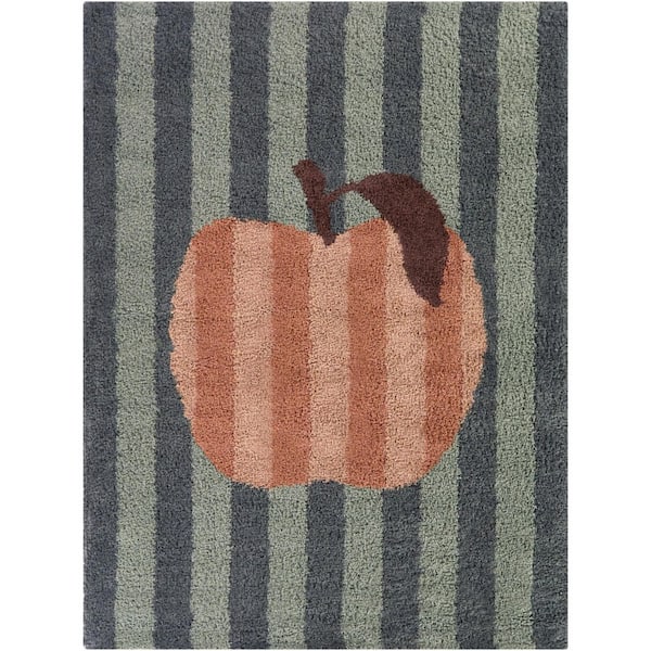 Pomme Pink 5 ft. 3 in. x 7 ft. Apple Area Rug