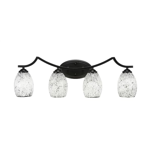 Unbranded Cleveland 7.75 in. 1-Light Matte Black Vanity Light
