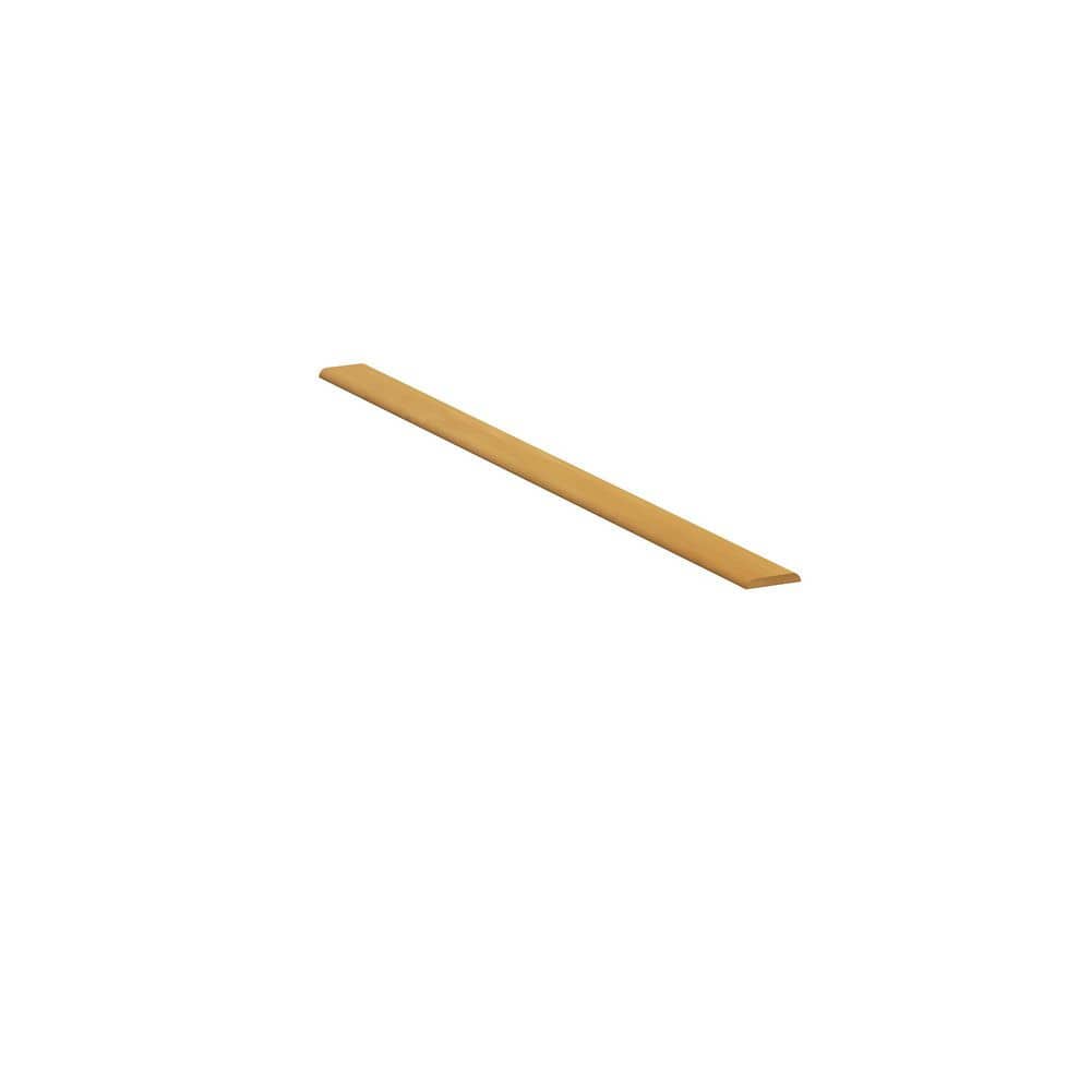Aberdeen Recessed 96 in. W x 1.25 in. H x 0.25 in. D in Caramel Batten Molding in Assembled Wall