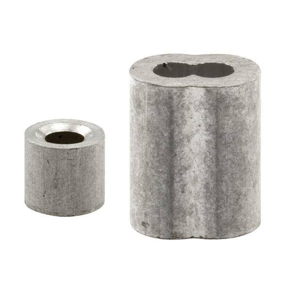 Prime-Line 5/32 in. Aluminum Ferrules and Stops