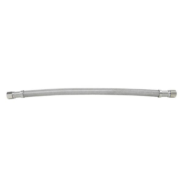 Plumbshop 1/4 in. Compression x 1/4 in. Compression x 120 in. Braided  Stainless Steel Ice Maker Supply Line PLS0-120IM P - The Home Depot
