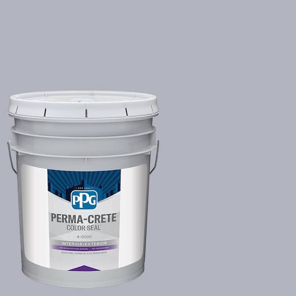 Perma-Crete Color Seal 5 gal. PPG1043-4 Glistening Gray Satin Interior/Exterior Concrete Stain