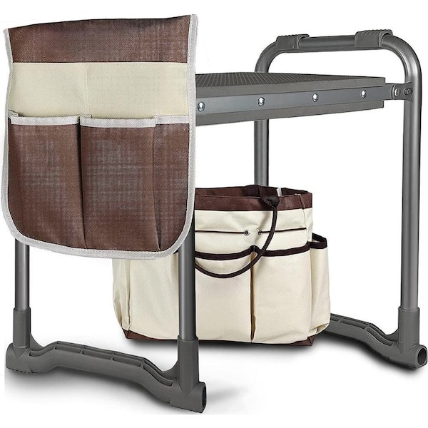 Cubilan Garden Kneeler Seat Heavy-Duty [Upgraded Widened Thick Kneeling Pad] Durable Garden Stool with Large Garden Tool Bags