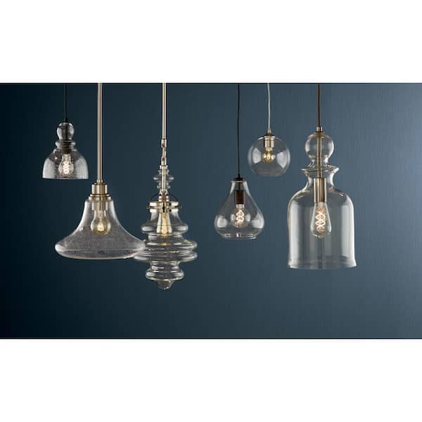 40-Watt Equivalent ST19 DImmable M-Shape Filament Clear Glass E26 Vintage Edison LED Light Bulb, Soft White (4-Pack)
