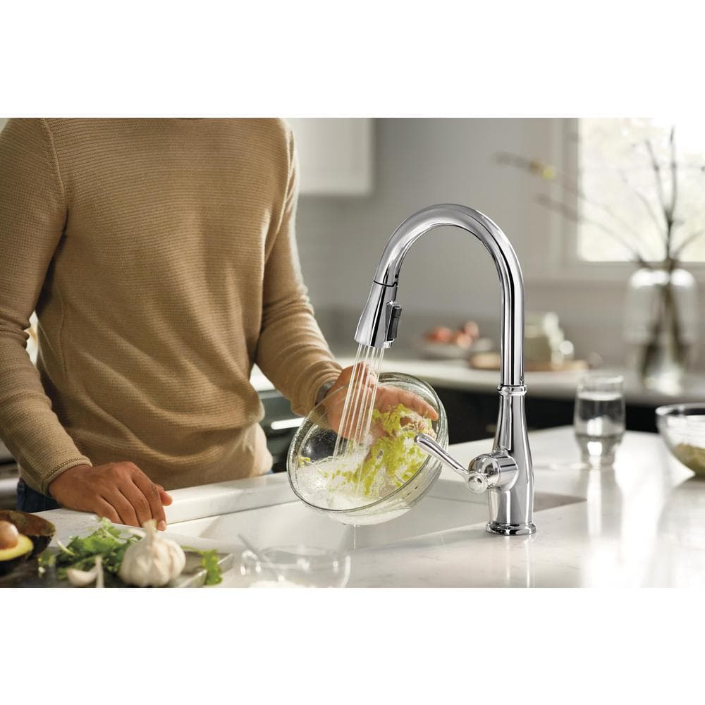 Elmhurst Chrome Single-Handle Pull-Down Kitchen Faucet
