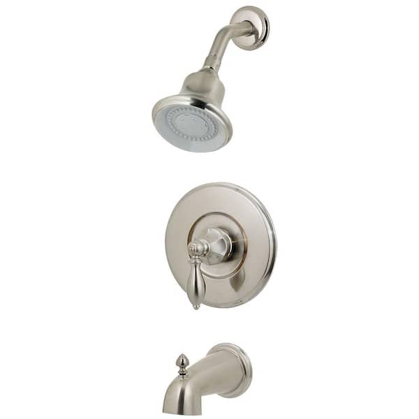 Pfister Catalina Single-Handle Tub and Shower Faucet Trim Kit in Brushed Nickel (Valve Not Included)