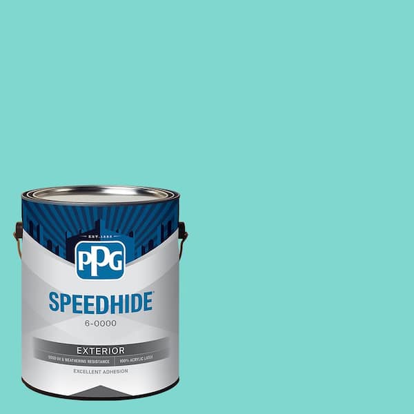 SPEEDHIDE 1 gal. PPG1232-4 Isle Royale Semi-Gloss Exterior Paint
