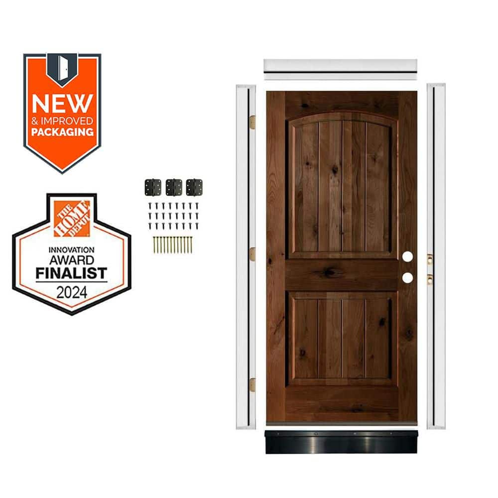 Krosswood Doors 32in.x80in. Alder Left-Hand Arch VG Provincial