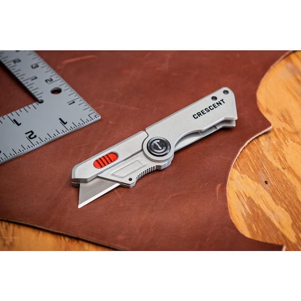 WORKPRO 3-Pack Folding Utility Knife Set EDC Box Cutter Knife Quick Change  Blade