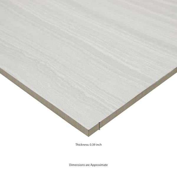 MSI Trinity Ivory 12 in. x 24 in. Matte Porcelain Floor and Wall Tile (14 sq. ft. / case) MSI Trinity Ivory 12 in. x 24 in. Matte Porcelain Floor and Wall Tile (14 sq. ft. / case)