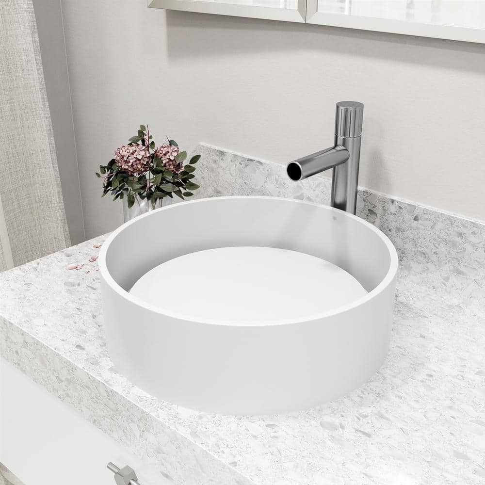 Ashford Brushed Nickel Single-Handle Vessel Bathroom Faucet