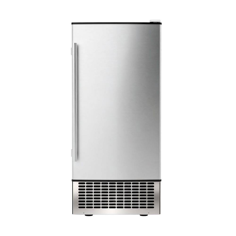 15in. Stainless Steel Built-In Ice Maker 140 lbs. /24H, Full Size Cubes, whit 30lb Detachable Ice Bin, Reversible Door price history on PriceWatchPro