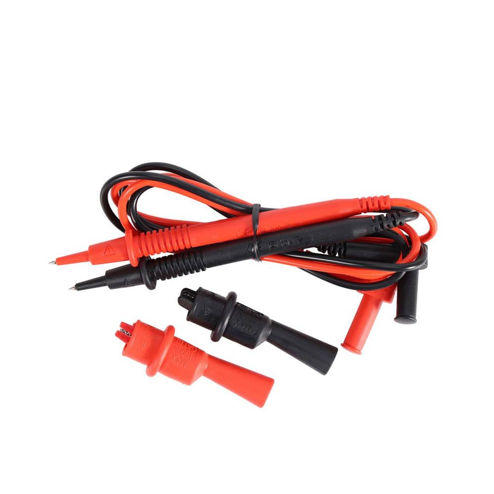 Commercial Electric Test Leads Kit - Leads with Alligator Clips