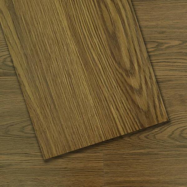 Dundee Deco Brown 3 MIL x 6 in. W x 36 in. L Peel and Stick Waterproof Luxury Vinyl Plank Flooring (15 sq. ft./case)