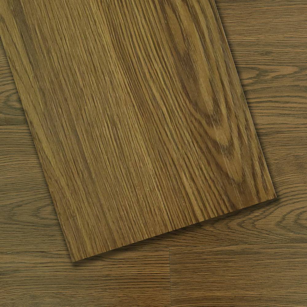Brown 3 MIL x 6 in. W x 36 in. L Peel and Stick Waterproof Luxury Vinyl Plank Flooring (1.5 sq. ft./case) price history on PriceWatchPro