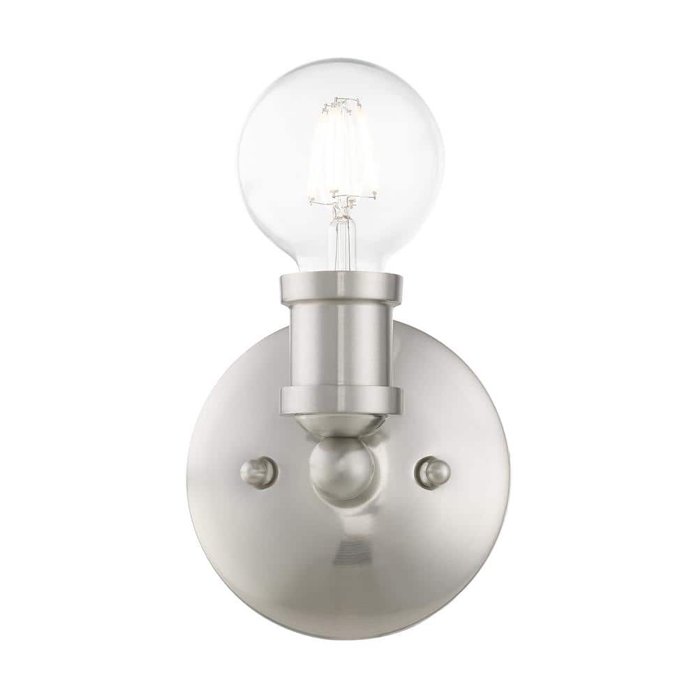 Lansdale Brushed Nickel 5'' Contemporary Single-Light Vanity Sconce