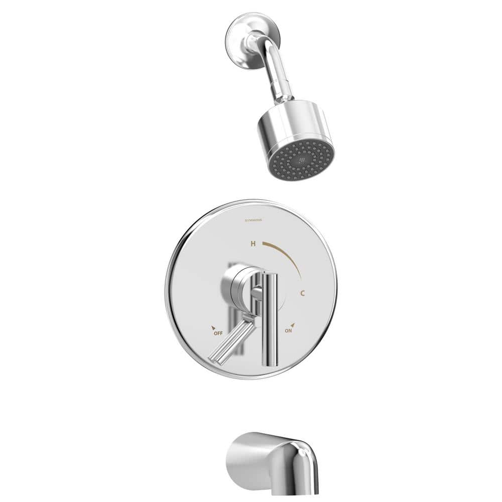 Symmons Dia Single Handle Wall-Mounted Tub and Shower Faucet Trim