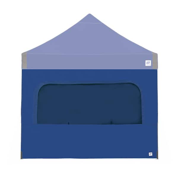 E-Z UP 10 ft. Light Duty Sidewall w/ Mesh Windows in Royal Blue, for E-Z UP 10 ft. x 10 ft. Straight Leg Shelters(Not Included)