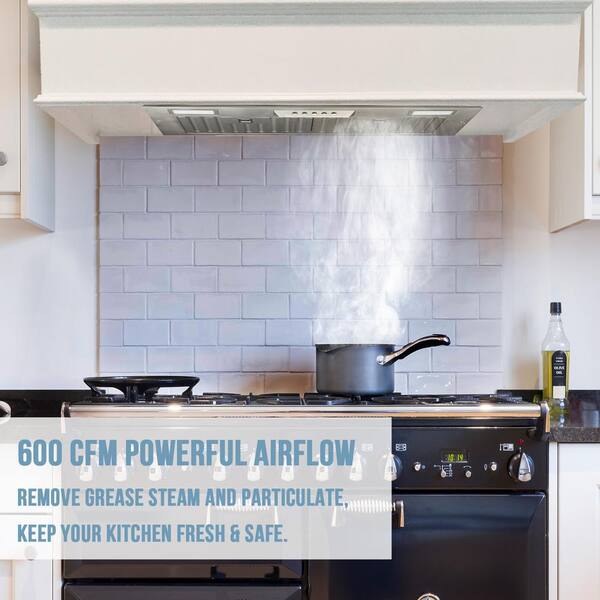 remove grease from stainless steel range hood