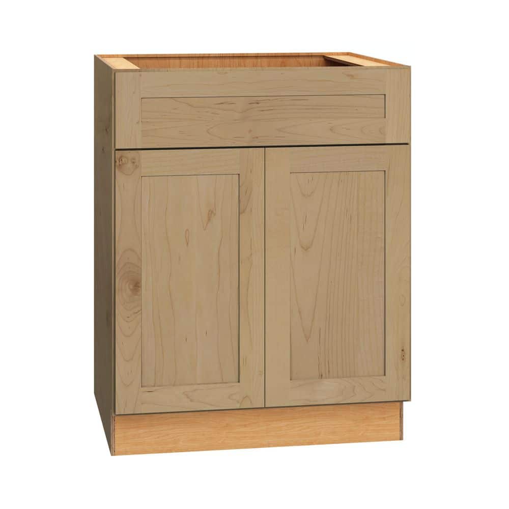 QuickShip Cottage 27 in. W x 24 in. D x 34.5 in. H in Assembled Plywood Shaker Sink Base Kitchen Cabinet in Canopy price history on PriceWatchPro