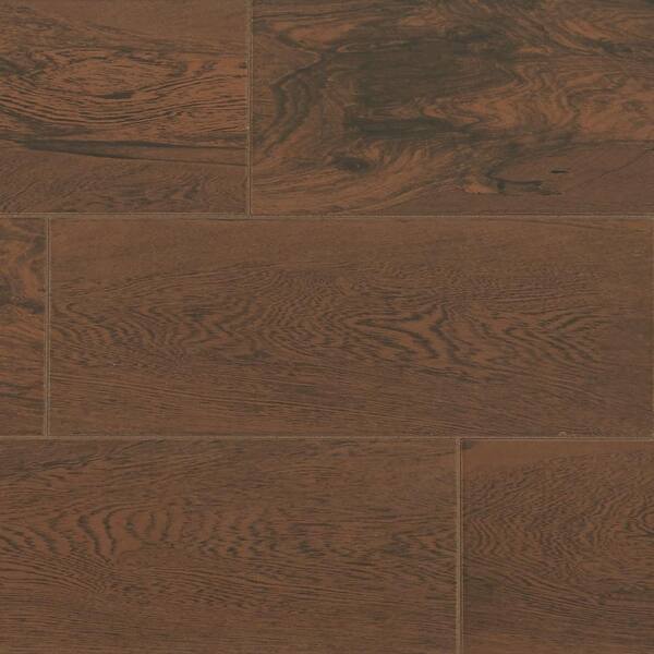 TrafficMaster Glenwood Cherry 7 in. x 20 in. Ceramic Floor and Wall Tile