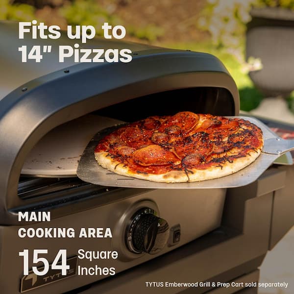 TYTUS Emberwood Portable Gas Pizza Oven in Gunmetal Gray TDT-GHS