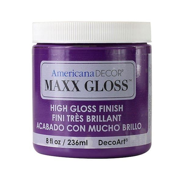 DecoArt Americana Decor Maxx Gloss 8 oz. Purple Polish Paint