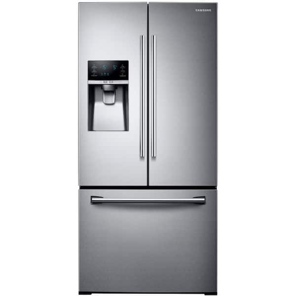 Samsung 33 in. W 25.5 cu. ft. French Door Refrigerator in Stainless Steel