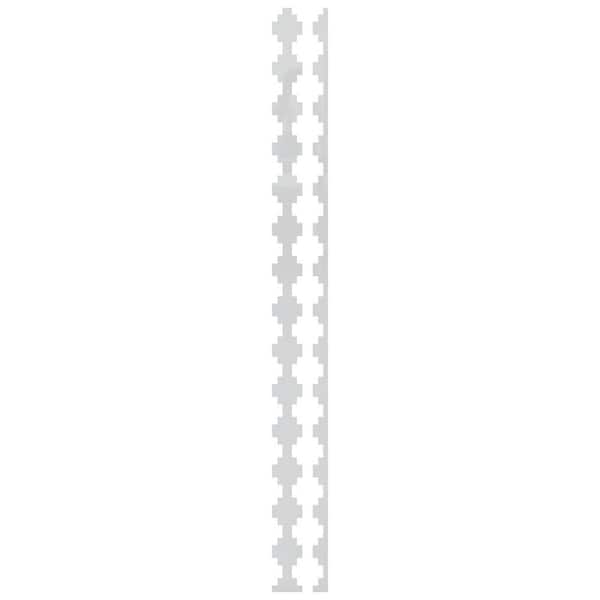 Ekena Millwork Gypsum 0.125 in. T x 0.33 ft. W x 8 ft. L White Acrylic Resin Decorative Wall Paneling 15-Pack