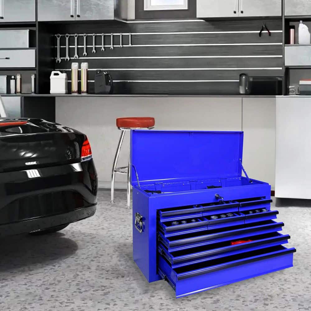 9-Drawer Blue Portable Tool Storage Cabinet Metal Tool Box for Garage, Workshop, Repair Shop price history on PriceWatchPro