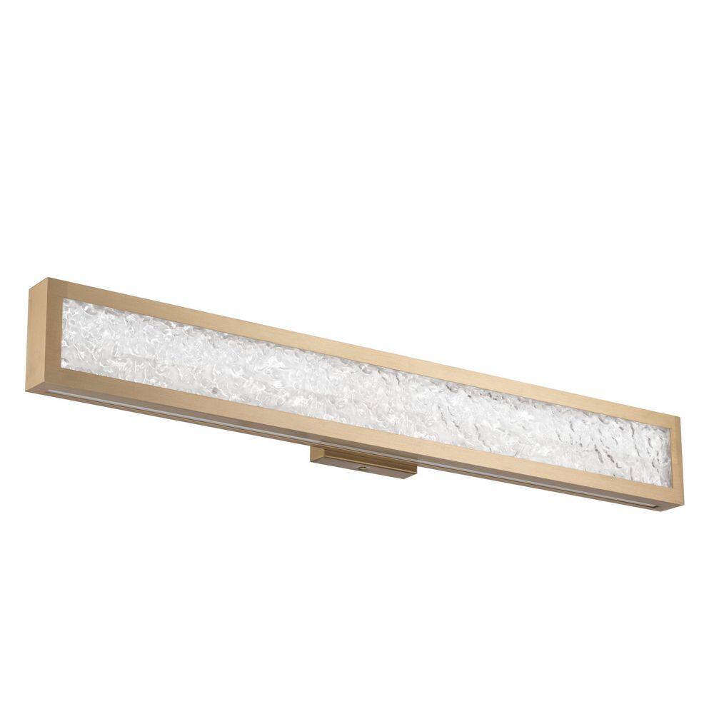 Courtney 32-inch Champagne Gold 5CCT LED Vanity Light with Clear Water Glass price history on PriceWatchPro
