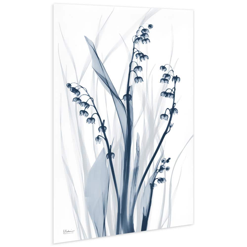 Radiant Blues 2 Frameless Free Floating Tempered Glass Art Print