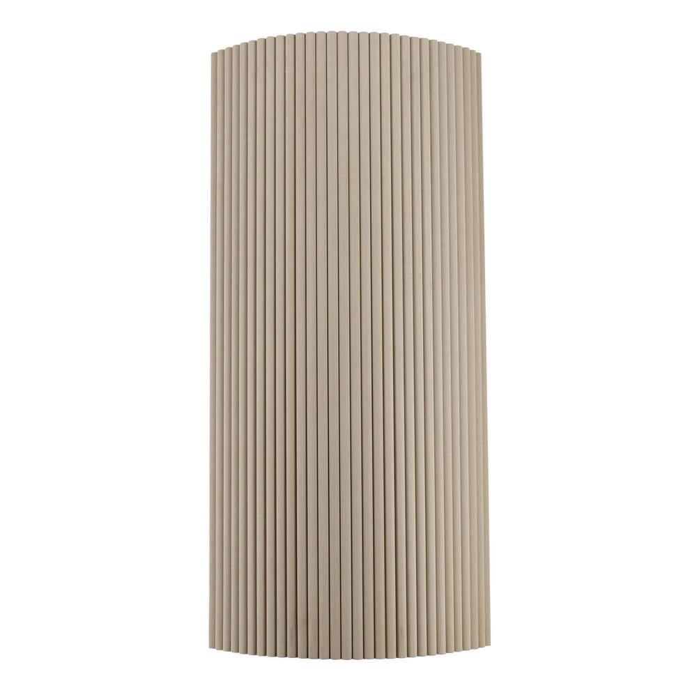 Sample 10 in. x 6 in. x 0.43 in. Wood Half Circle Flexible Multi-Purpose Siding Panel in Original Wood (Set of 1pc) price history on PriceWatchPro
