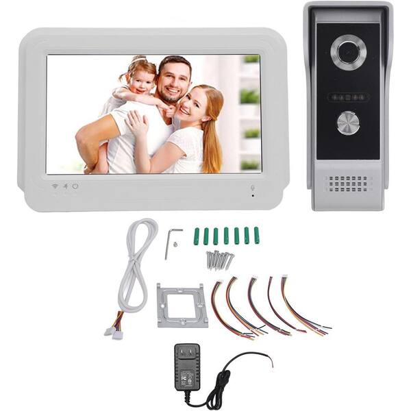motion detection wireless video doorbell with monitor