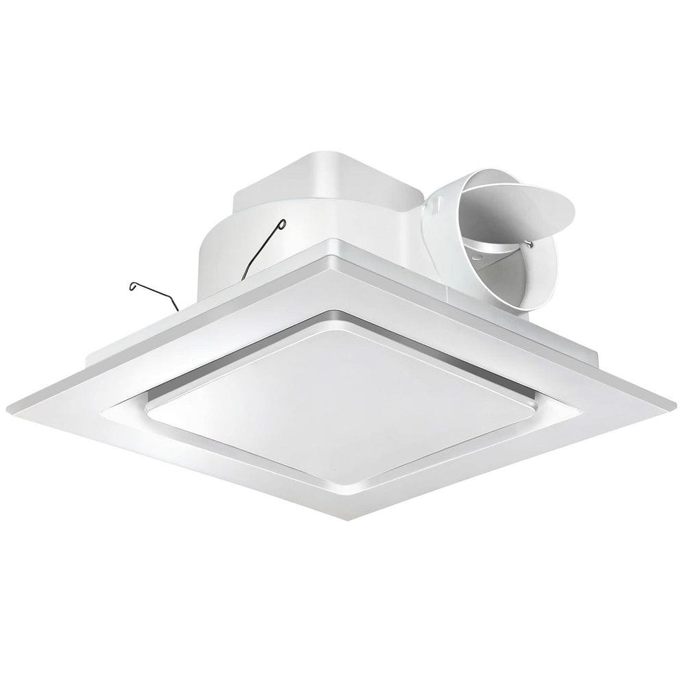 130 CFM Ceiling Bathroom Exhaust Fan, 12 in. Panel Ultra Quiet without Light, 1.0 Sone for Bathroom Garage Home price history on PriceWatchPro