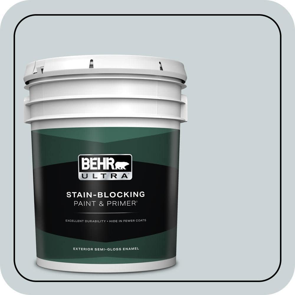 5 gal. #N470-1 Ash Blue Semi-Gloss Enamel Exterior Paint & Primer price history on PriceWatchPro