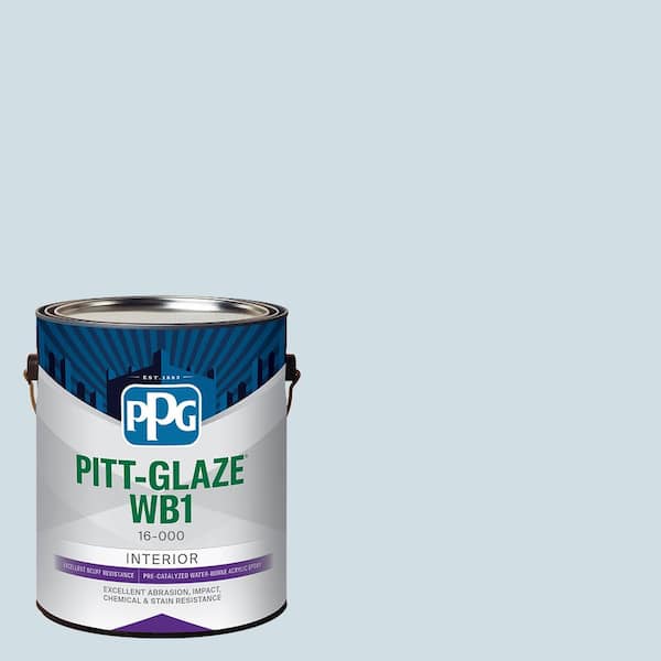 Pitt-Glaze 1 gal. PPG1152-2 Breakwater Eggshell Interior Paint Waterborne 1-Part Epoxy