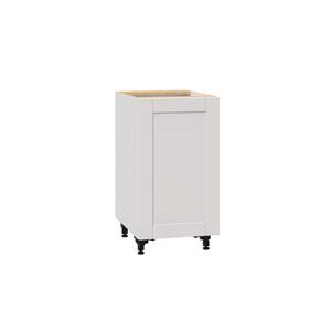 Shaker Assembled 18x34.5x24 in. Base Cabinet with 3-Inner Drawers in Vanilla White