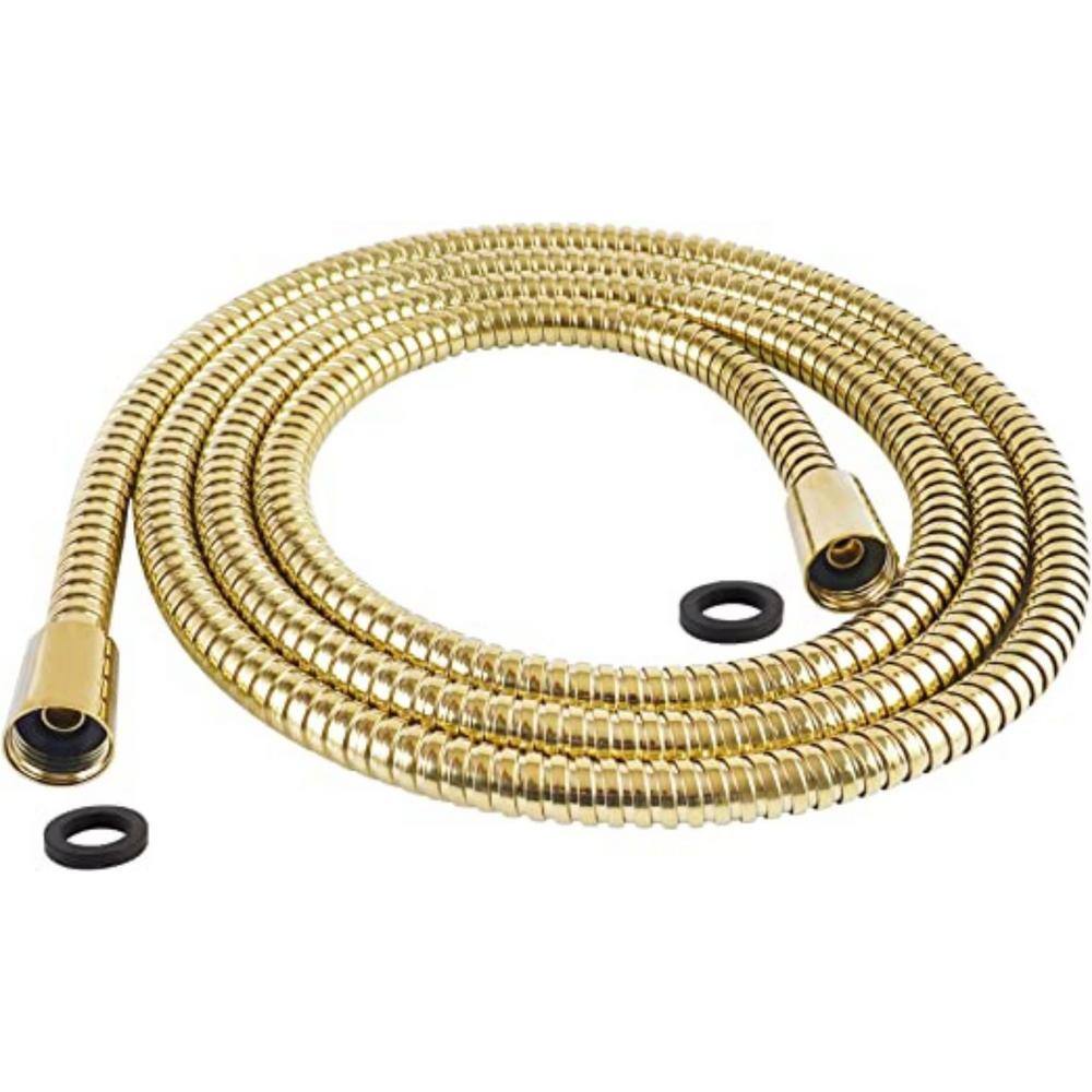 Dyiom All Metal Shower Hose, 90 in. Stainless Steel Extra Long Shower