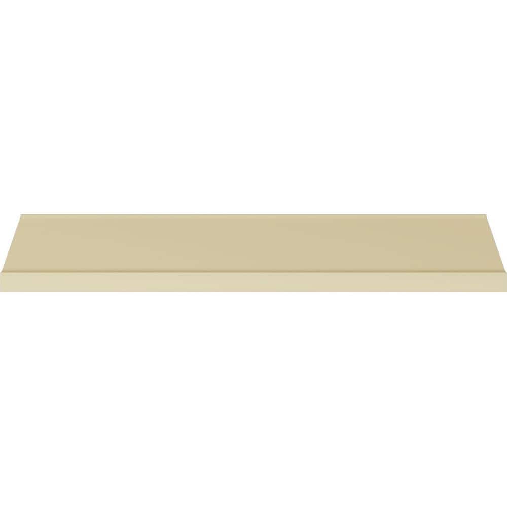 Primed White Polyurethane Geometric Crown Moulding Sample